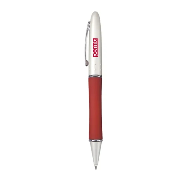 Twist action ballpoint pen with solid brass cap.... from ASI 31517 Admart Products / Admart Line