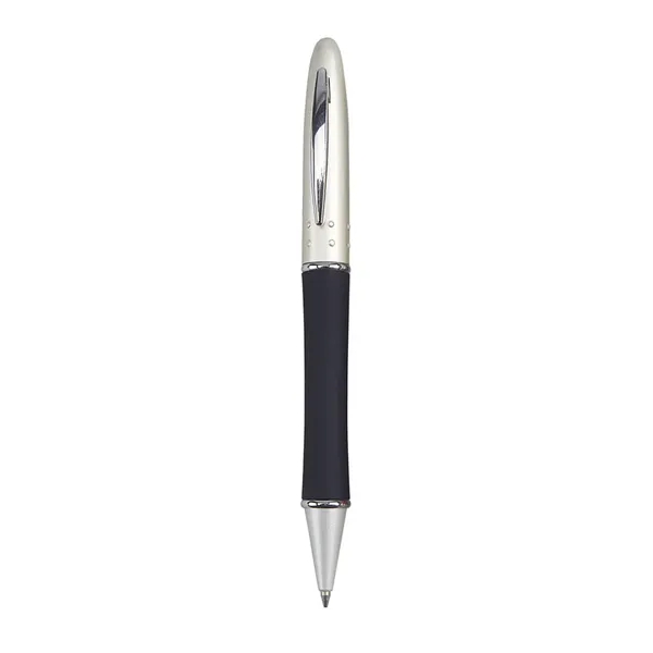 Twist action ballpoint pen with solid brass cap.... from ASI 31517 Admart Products / Admart Line