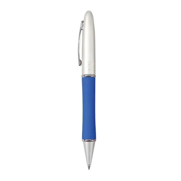 Twist action ballpoint pen with solid brass cap.... from ASI 31517 Admart Products / Admart Line