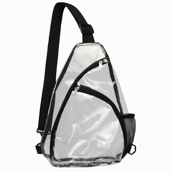 Clear Biodegradable Sling Bags with Polyester Straps.... from ASI 68190 Lungsal / Lungsal