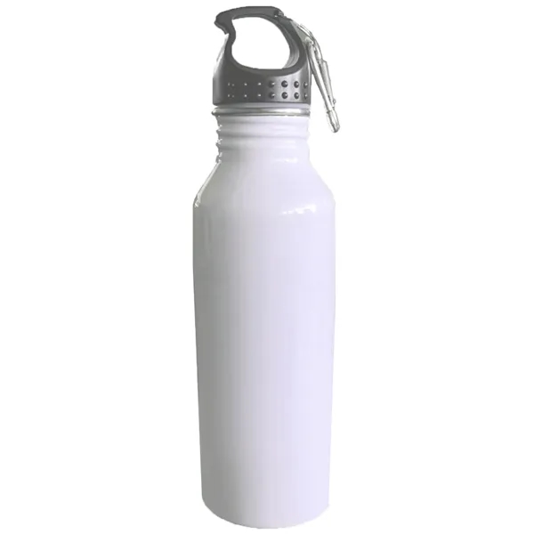 Stainless steel sports water bottle, carabiner,  22 Oz.... from ASI 36988 Artek USA Inc / Artek™