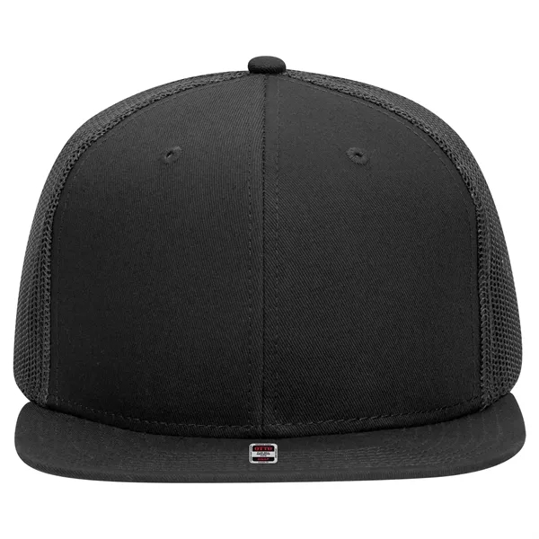 OTTO SNAP 6 PANEL MID PROFILE MESH BACK TRUCKER SNAPBACK HAT... from ASI 30208 A P Specialties / AP Specialties
