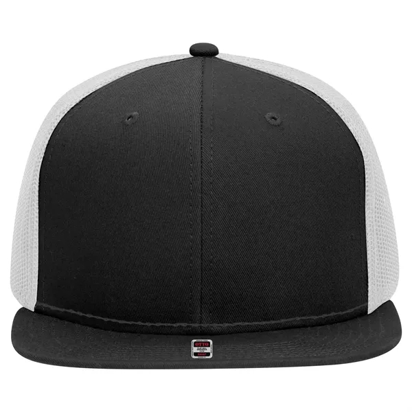 OTTO SNAP 6 PANEL MID PROFILE MESH BACK TRUCKER SNAPBACK HAT... from ASI 30208 A P Specialties / AP Specialties