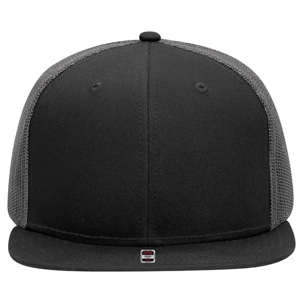 OTTO SNAP 6 PANEL MID PROFILE MESH BACK TRUCKER SNAPBACK HAT... from ASI 30208 A P Specialties / AP Specialties