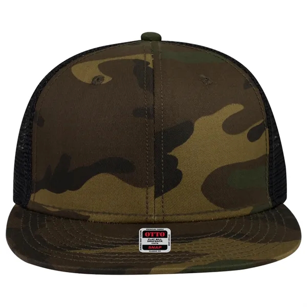 OTTO SNAP 6 PANEL MID PROFILE MESH BACK TRUCKER SNAPBACK HAT... from ASI 30208 A P Specialties / AP Specialties