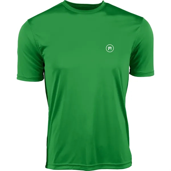 Training tee with pill and snag resistance and UPF sun protection.... from ASI 57653 Gold Bond