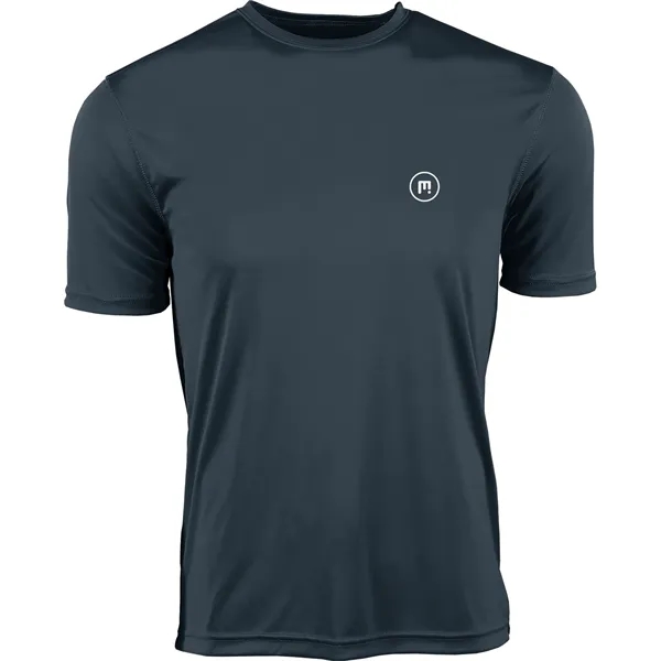 Training tee with pill and snag resistance and UPF sun protection.... from ASI 57653 Gold Bond