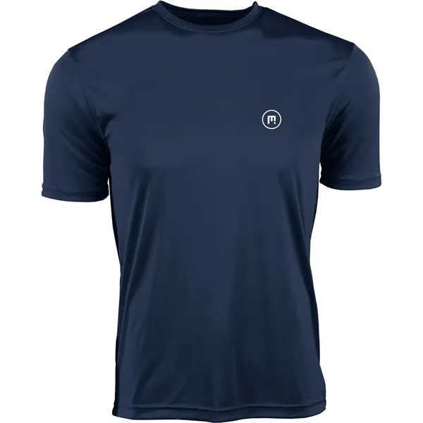 Training tee with pill and snag resistance and UPF sun protection.... from ASI 57653 Gold Bond