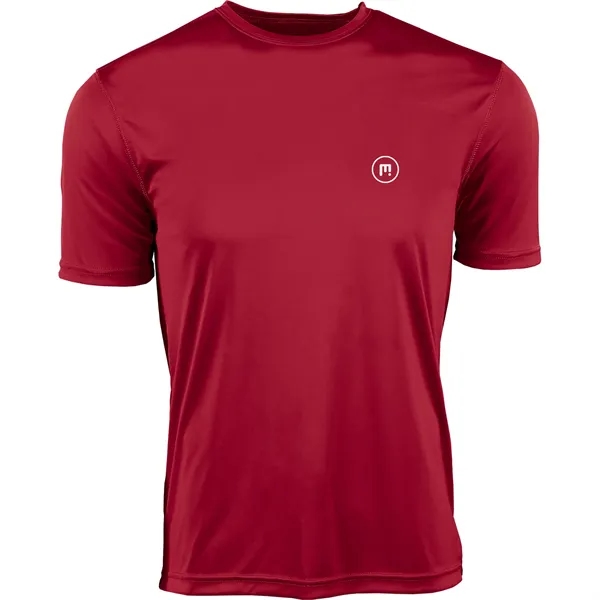 Training tee with pill and snag resistance and UPF sun protection.... from ASI 57653 Gold Bond