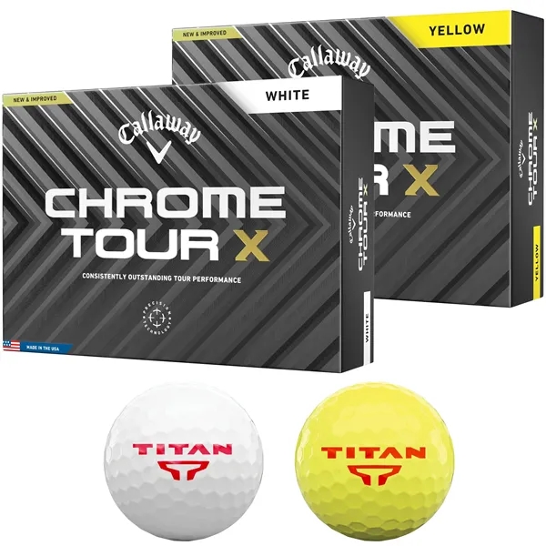 Golf balls with imprint options.... from ASI 57653 Gold Bond