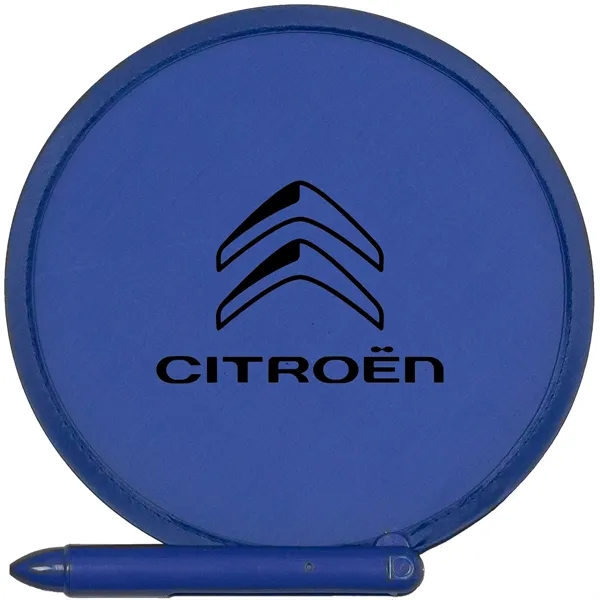 3-in-1 handheld fan, flying disc and pen, all made from recycled... from ASI 57653 Gold Bond