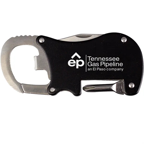 Bottle opener carabiner with a pocket knife and screwdriver.... from ASI 57653 Gold Bond