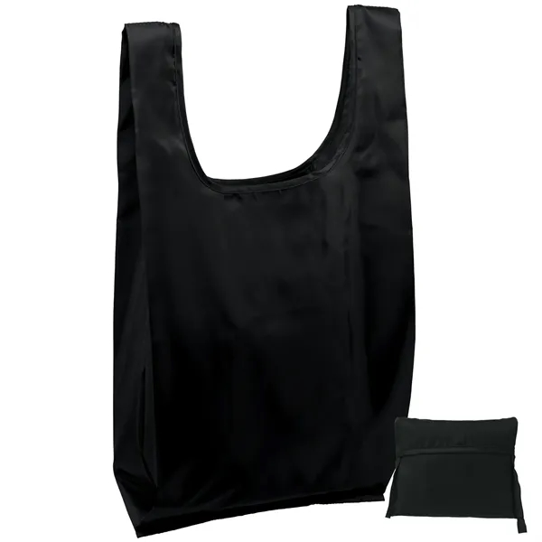The t-shirt style tote is made from lightweight 190-T polyester.... from ASI 37940 Bag Makers Inc