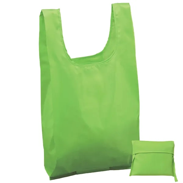 The t-shirt style tote is made from lightweight 190-T polyester.... from ASI 37940 Bag Makers Inc