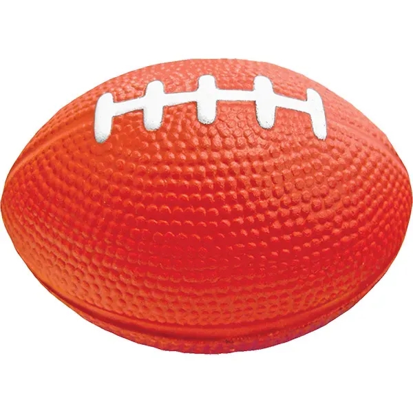 3 1/2"W x 2 1/4"H football shaped stress reliever with customization.... from ASI 55675 Galaxy Balloons Inc / Galaxy Balloons Inc