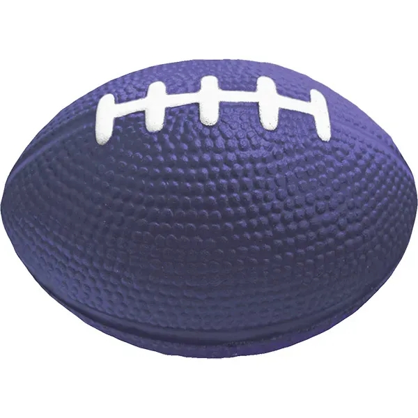 3 1/2"W x 2 1/4"H football shaped stress reliever with customization.... from ASI 55675 Galaxy Balloons Inc / Galaxy Balloons Inc