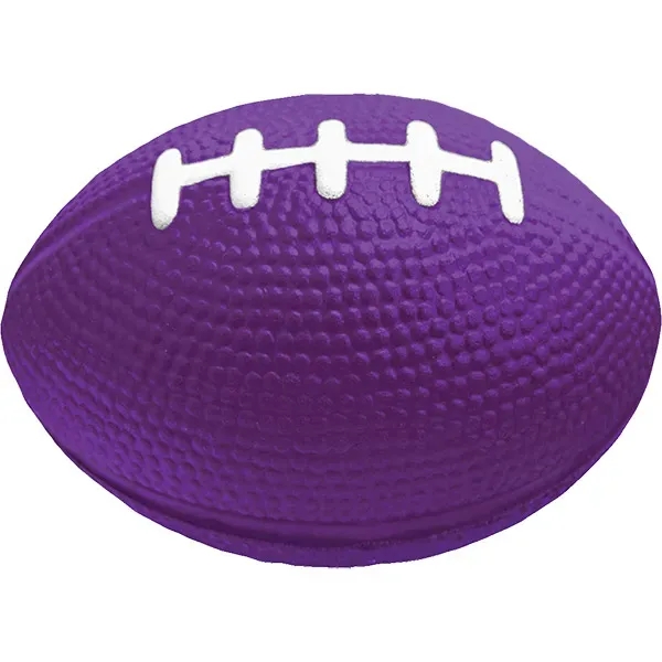 3 1/2"W x 2 1/4"H football shaped stress reliever with customization.... from ASI 55675 Galaxy Balloons Inc / Galaxy Balloons Inc