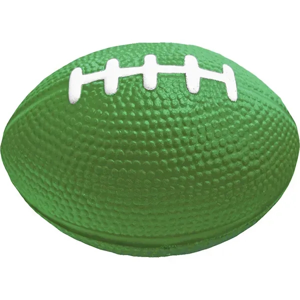 3 1/2"W x 2 1/4"H football shaped stress reliever with customization.... from ASI 55675 Galaxy Balloons Inc / Galaxy Balloons Inc