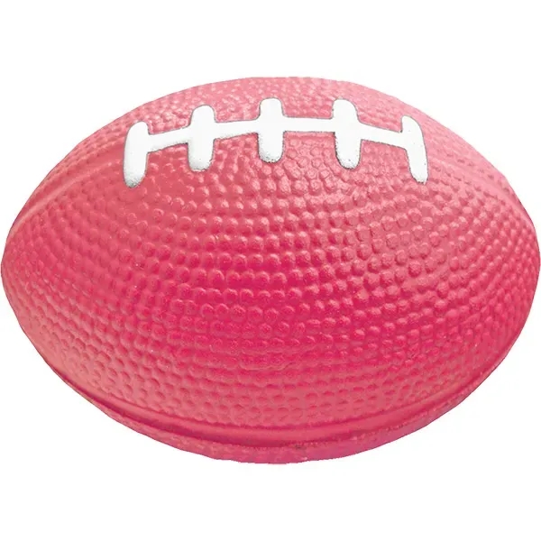 3 1/2"W x 2 1/4"H football shaped stress reliever with customization.... from ASI 55675 Galaxy Balloons Inc / Galaxy Balloons Inc