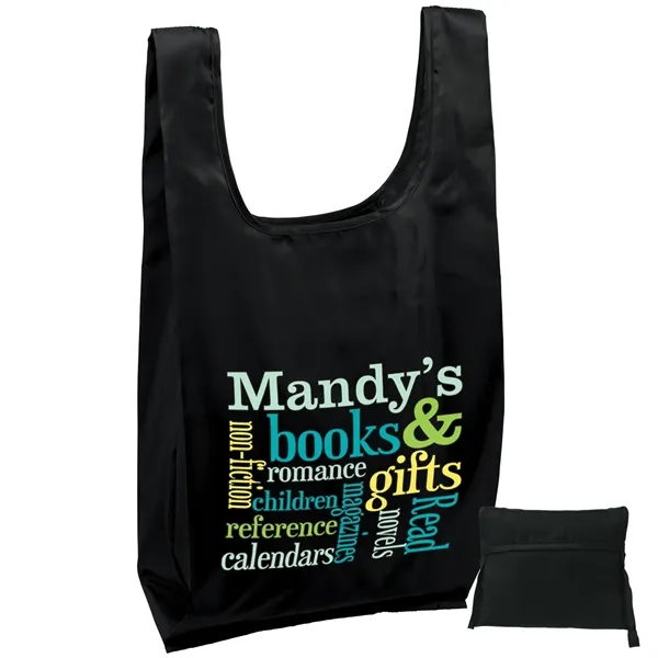 The t-shirt style tote is made from lightweight 190-T polyester.... from ASI 37940 Bag Makers Inc