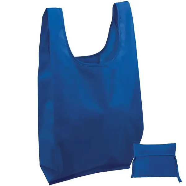 The t-shirt style tote is made from lightweight 190-T polyester.... from ASI 37940 Bag Makers Inc
