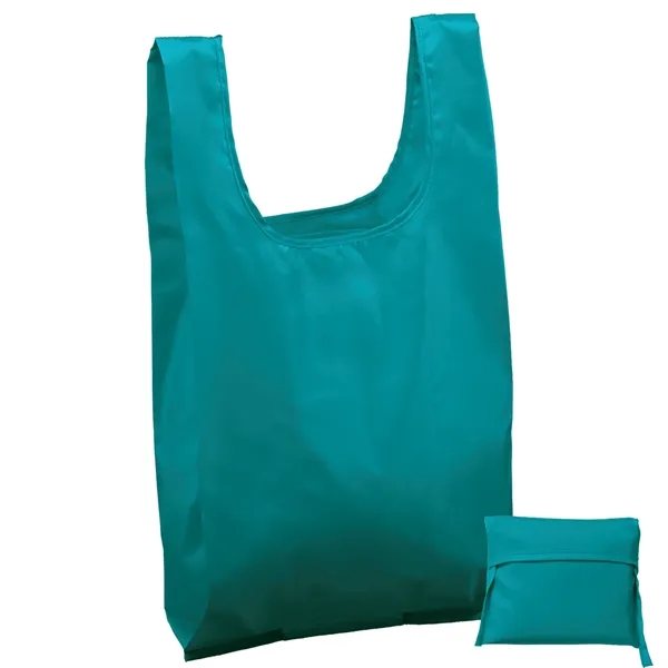 The t-shirt style tote is made from lightweight 190-T polyester.... from ASI 37940 Bag Makers Inc