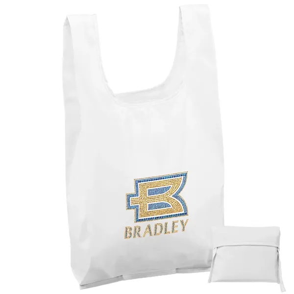 The t-shirt style tote is made from lightweight 190-T polyester.... from ASI 37940 Bag Makers Inc