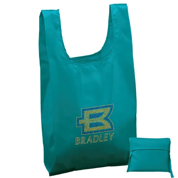 The t-shirt style tote is made from lightweight 190-T polyester.... from ASI 37940 Bag Makers Inc