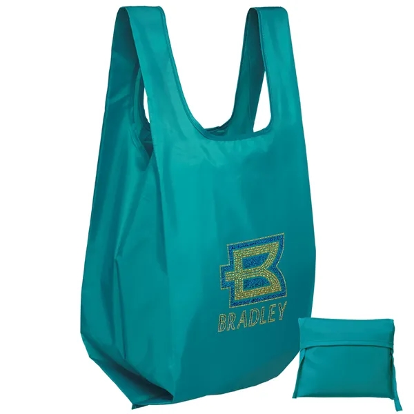 The t-shirt style tote is made from lightweight 190-T polyester.... from ASI 37940 Bag Makers Inc