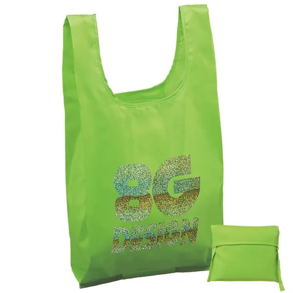 The t-shirt style tote is made from lightweight 190-T polyester.... from ASI 37940 Bag Makers Inc