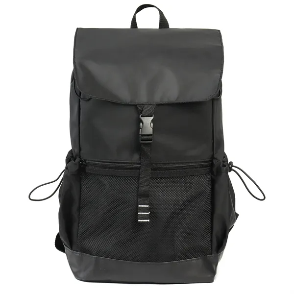 Backpack with drawstring and buckle enclosures.... from ASI 90859 Tempo Industries Inc / Tempo Tempoline