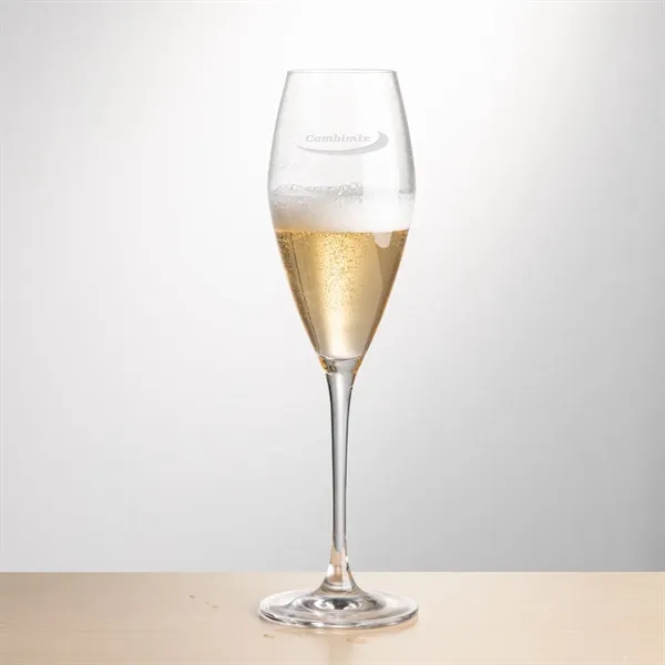 The tulip-shaped Santiago Flute glass, with its wider bowl, expertly collects... from ASI 84592 St Regis Group