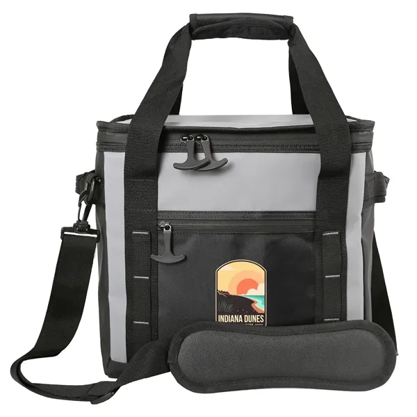 The durable Frosty Cooler Bag holds 24 cans and features a... from ASI 61966 HPG / Best Promotions USA