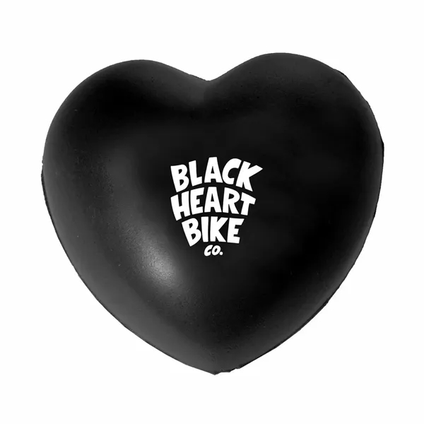 2.16" x 2.63" x 2.75" heart-shaped squeezable stress reliever.... from ASI 63549 Jornik Manufacturing Corp / Jornik