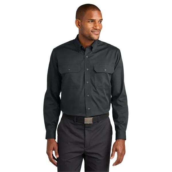 CornerStone Long Sleeve Select Ripstop Shirt... from ASI 84863 SanMar