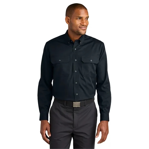 CornerStone Long Sleeve Select Ripstop Shirt... from ASI 84863 SanMar