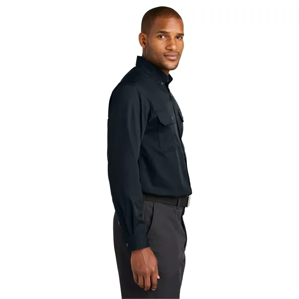 CornerStone Long Sleeve Select Ripstop Shirt... from ASI 84863 SanMar