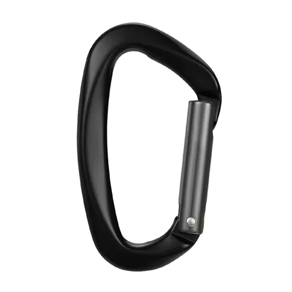 D-Shape straight gate carabiner plus laser engraving on 1 location plus... from ASI 37218 Athena Promo (tm)