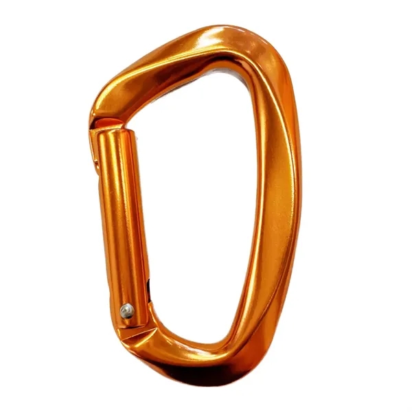 D-Shape straight gate carabiner plus laser engraving on 1 location plus... from ASI 37218 Athena Promo (tm)