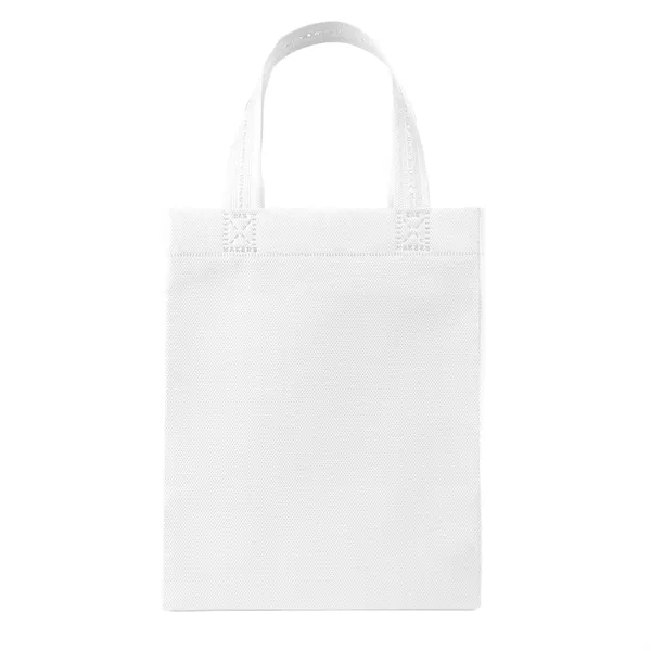 USA Made Non-Woven Tote Bag with 1"W x 12" long handles.... from ASI 37940 Bag Makers Inc