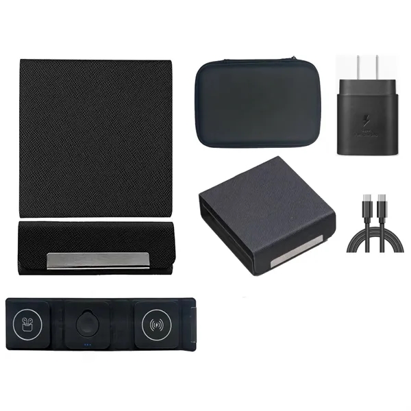 Portable charging set plus 1 color silkscreen imprint on 2 locations... from ASI 37218 Athena Promo (tm)