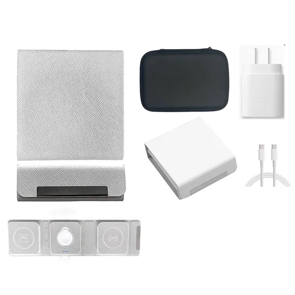 Portable charging set plus 1 color silkscreen imprint on 2 locations... from ASI 37218 Athena Promo (tm)