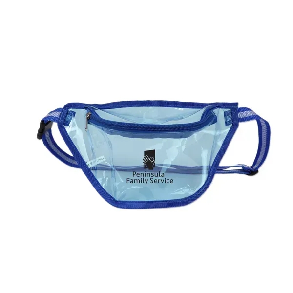 12" x 6 1/2" clear waist pack with adjustable strap and... from ASI 98360 WOWLine / WOWLine®