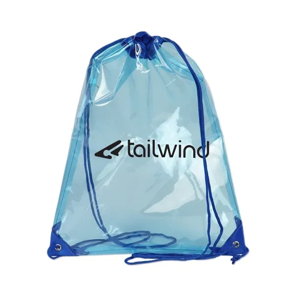14" x 18" clear drawstring bag with reinforced corners.... from ASI 98360 WOWLine / WOWLine®
