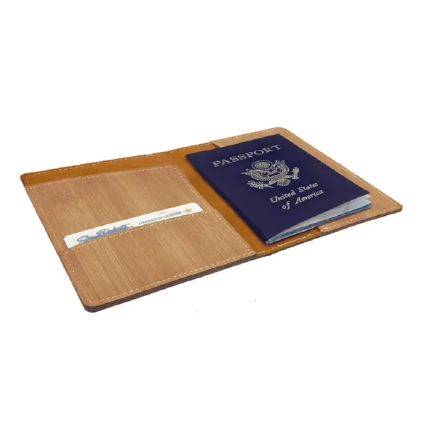 Passport holder made of leatherette.... from ASI 34046 Allcasion Travelware Co