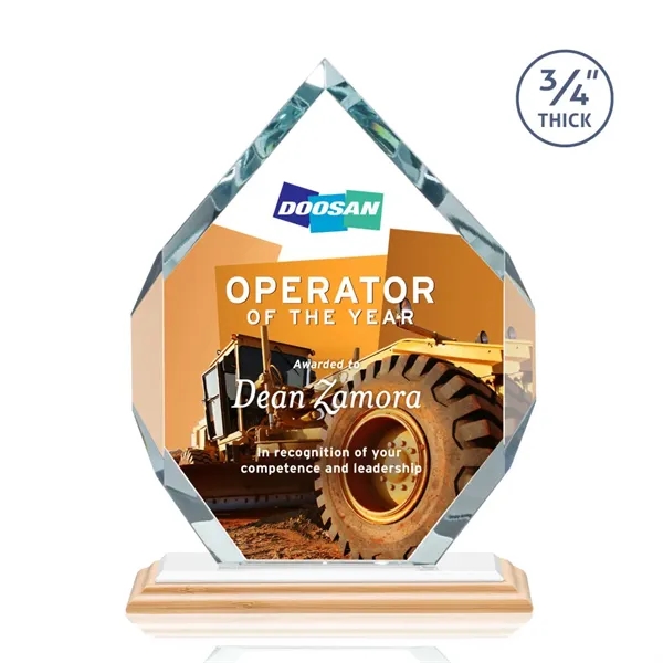 The Royal Diamond is a symmetrical six-sided Starfire award with constant-width... from ASI 84592 St Regis Group / St Regis