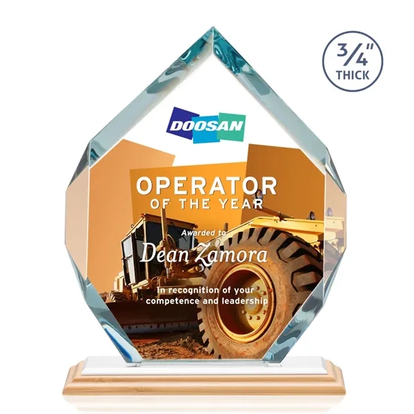 The Royal Diamond is a symmetrical six-sided Starfire award with constant-width... from ASI 84592 St Regis Group / St Regis