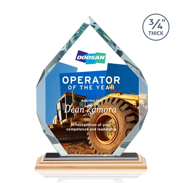 The Royal Diamond is a symmetrical six-sided Starfire award with constant-width... from ASI 84592 St Regis Group / St Regis