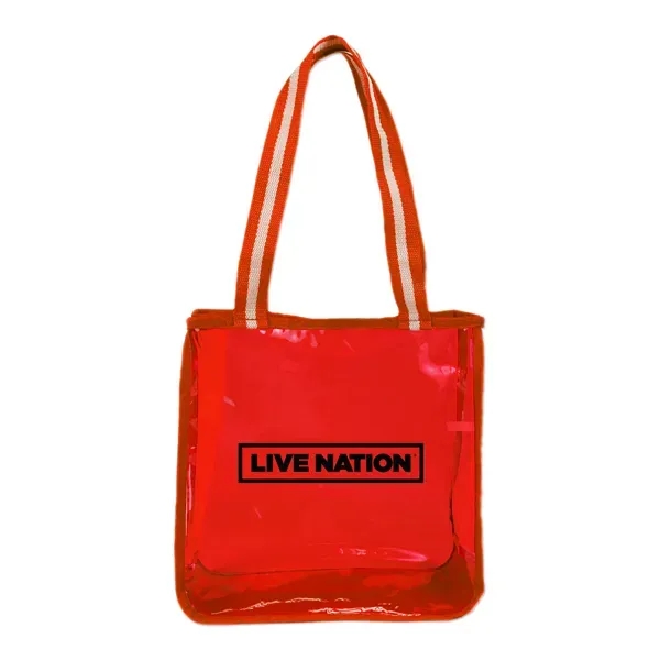 12" x 24 3/8" x 6" clear tote bag made of... from ASI 98360 WOWLine / WOWLine®