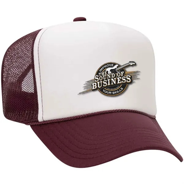 OTTO 5 PANEL HIGH CROWN MESH BACK TRUCKER HAT... from ASI 30208 A P Specialties / AP Specialties